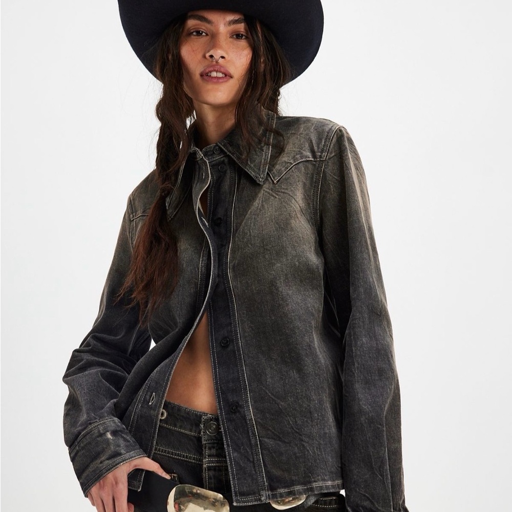 Closed - Free People Western Denim Jacket/Shacket